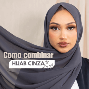 Combine Hijab Cinza