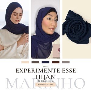 Combine Roupa com Hijab Marinho