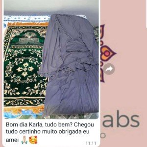 Cliente de Roupa de Rezar e Tapete Islâmico