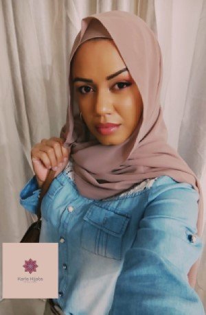 Hijab Chiffon Nude com Jeans- Cliente Aline