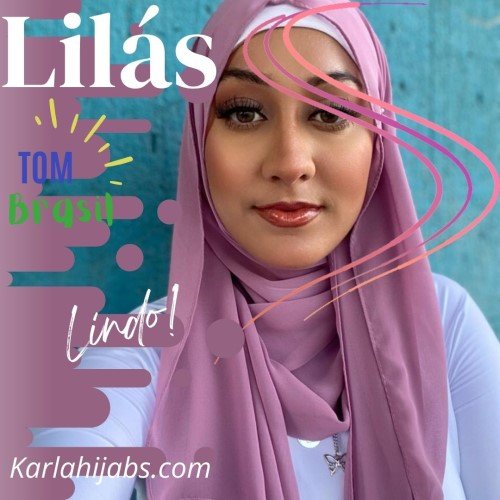 Hijab Lilás Tom Brasil