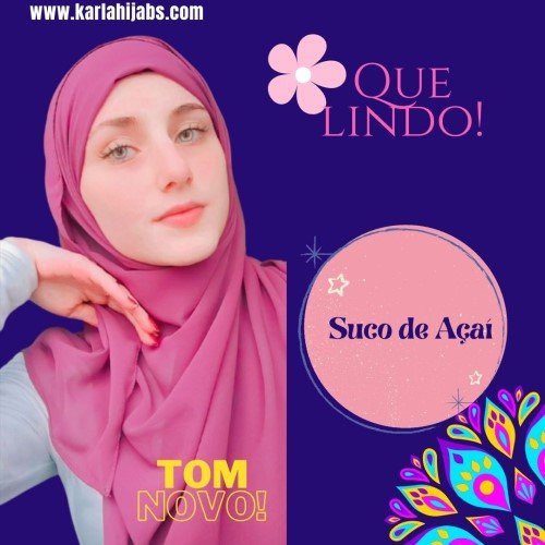  Hijab Suco de Acai