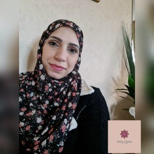 Hijab Estampado Preto