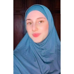 Amira hijab azul