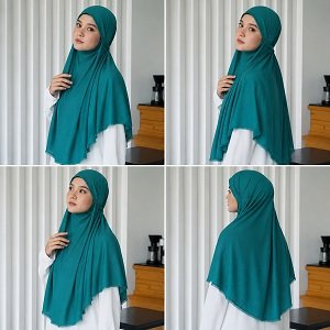 Amira Modesta com laço verde 