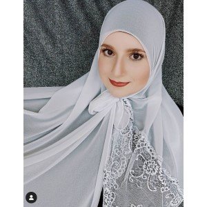 Hijab com Renda