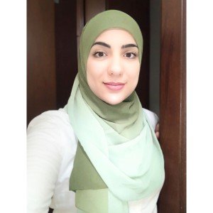 Hijab Degradê Verde