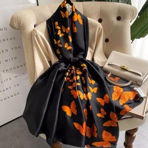 Hijab Estampado Chiffon-Seda