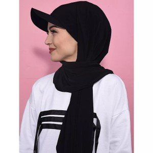 Hijab Boné Preto