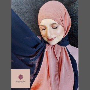 Hijab Chiffon 2 cores