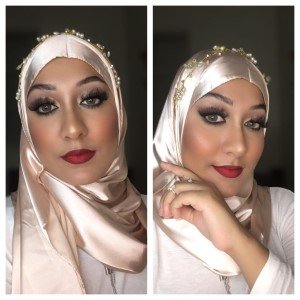 Hijab Seda Baunilha