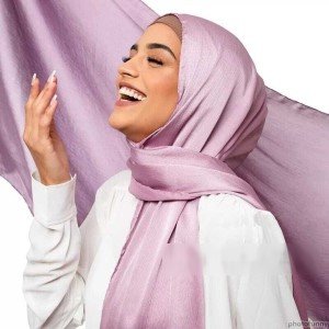 Hijab Toque de Seda lavanda