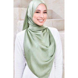 Hijab Toque de Seda verde