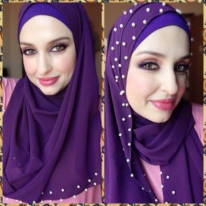 Cliente de Hijab com Strass - Carol