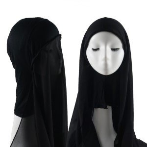 Hijab com Touca Ninja Acoplada