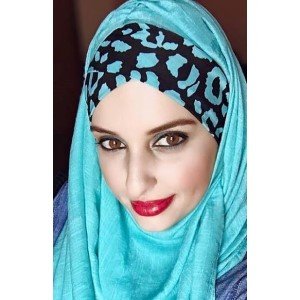 Hijab Trançado Estampado