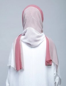 Hijab Tricolor Rose