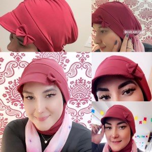 Turbante Boné Vermelho