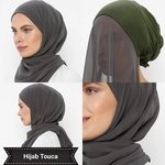 Hijab com Touca Acoplada