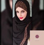 Hijab Trançado estampado